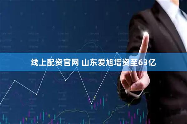 线上配资官网 山东爱旭增资至63亿